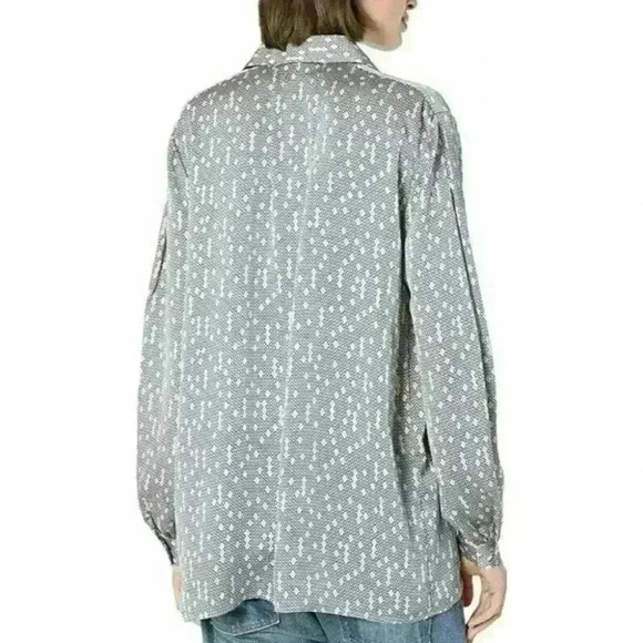 Equipment Femme Bouvier Button Down Long Sleeves Women's Shirt Size Large - Picture 2 of 8